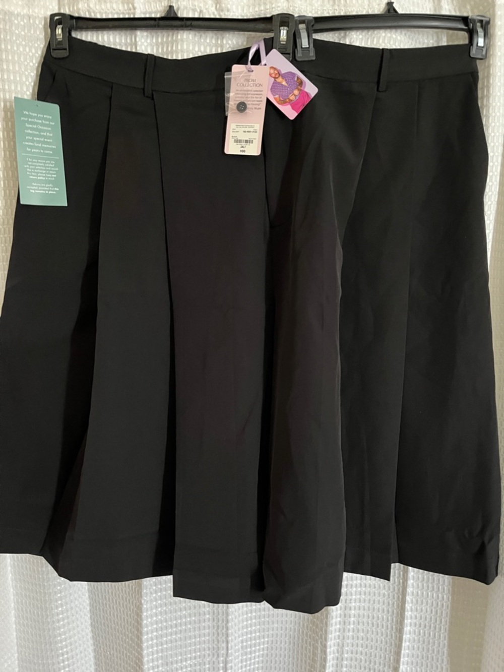 Johnny Wujek JCP Black Pleated Dress Shorts 3XLT Big Tall NWT Formal